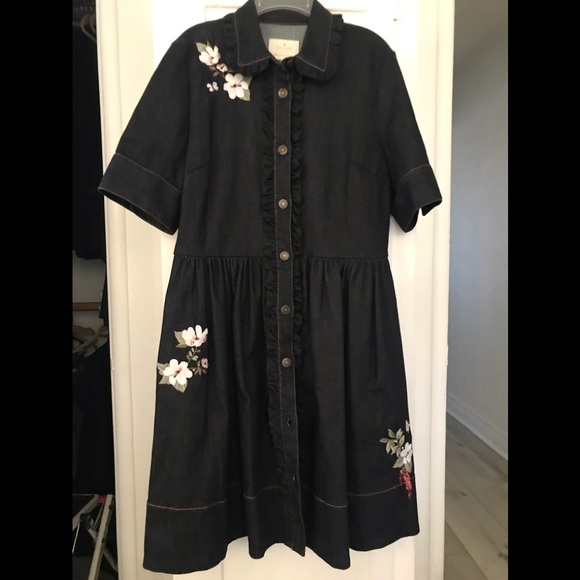 kate spade Dresses & Skirts - Kate spade denim jean dress. Pristine. Beauty 🦋